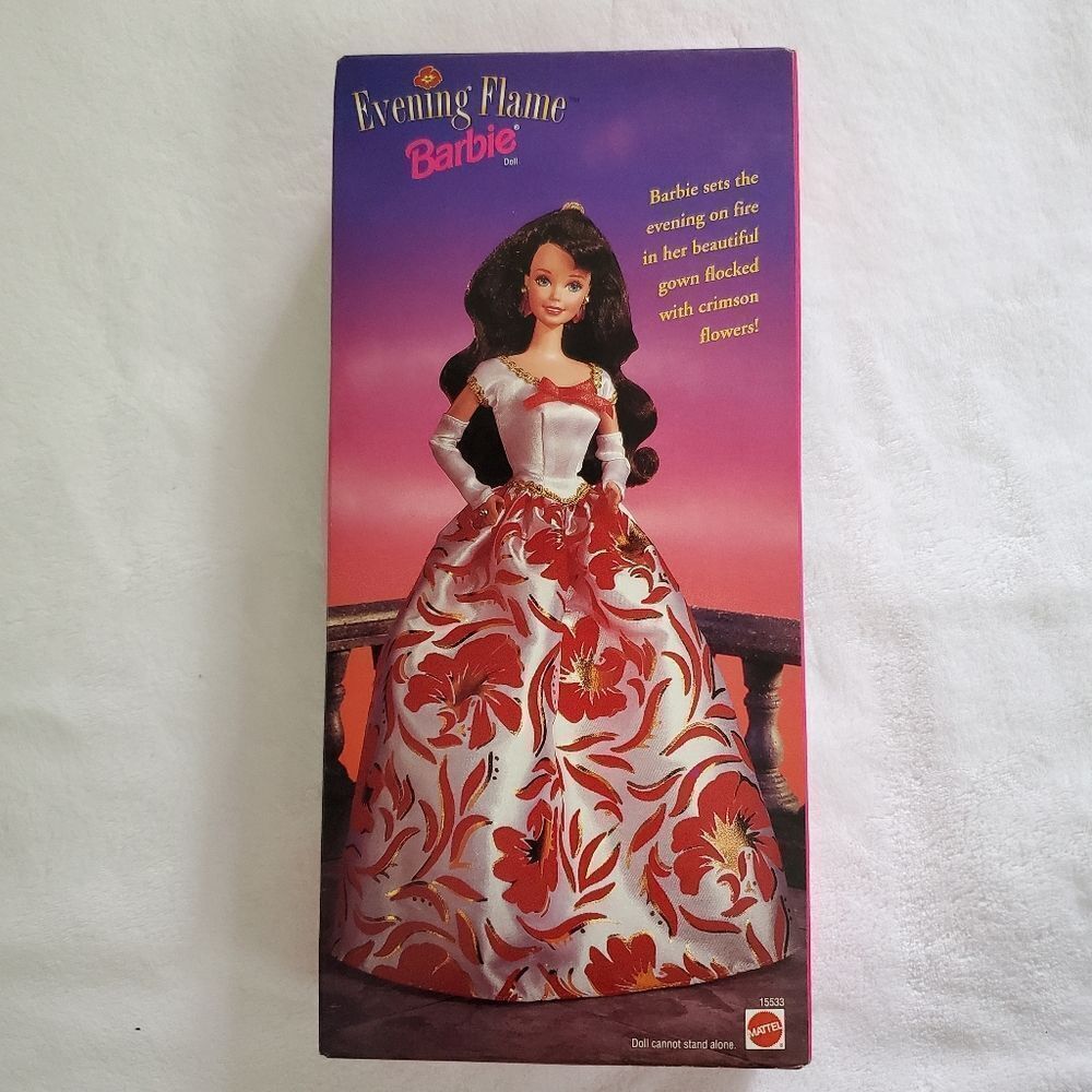 Vintage 1995 Special Edition Evening Flame Barbie New in Box - Picture 5 of 6